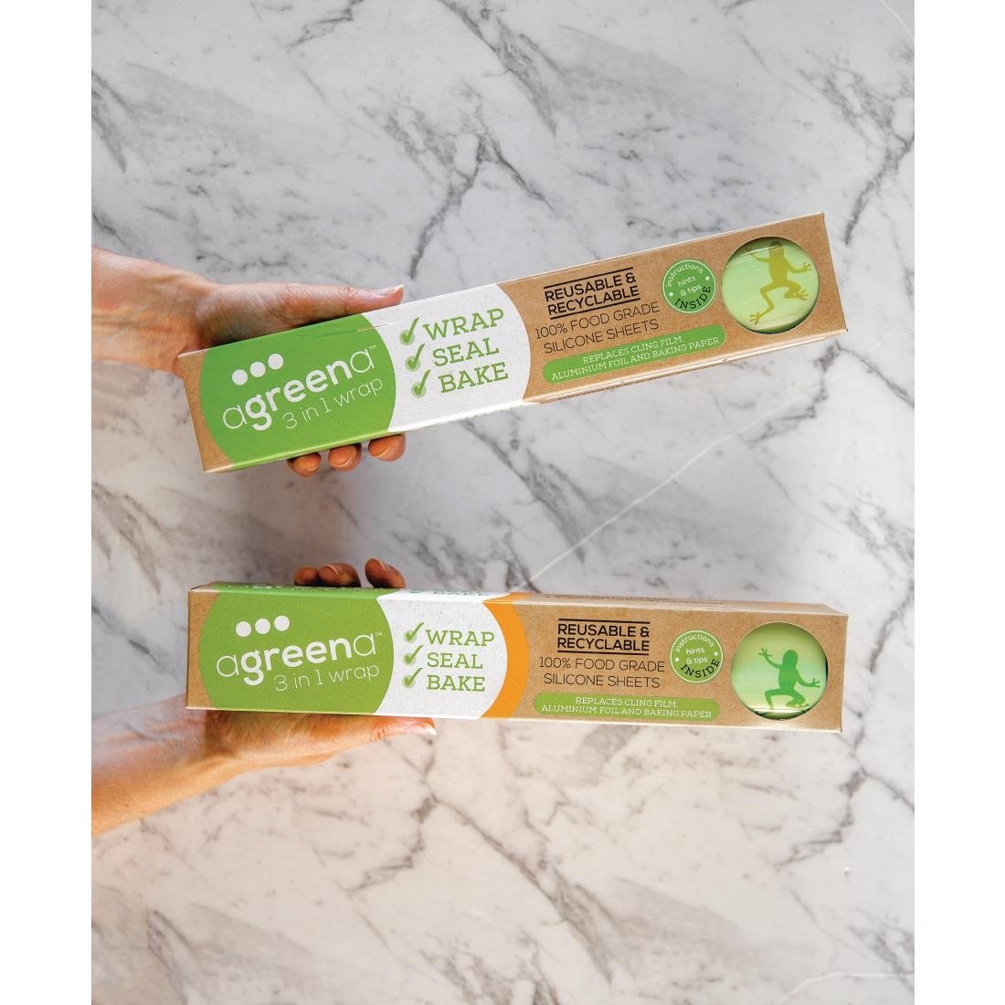 Agreena 3-in-1 herbruikbare folie 200x200mm (2x) en 300x300mm (2x) (4 stuks)