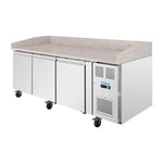Polar U-Series Bakkerij Counter Koelkast met Granieten Blad 634Ltr