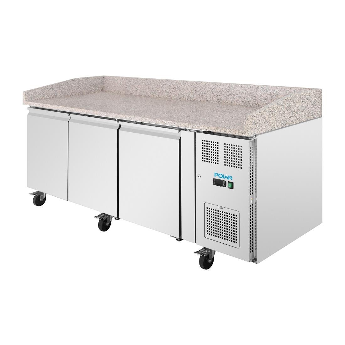 Polar U-Series Bakkerij Counter Koelkast met Granieten Blad 634Ltr