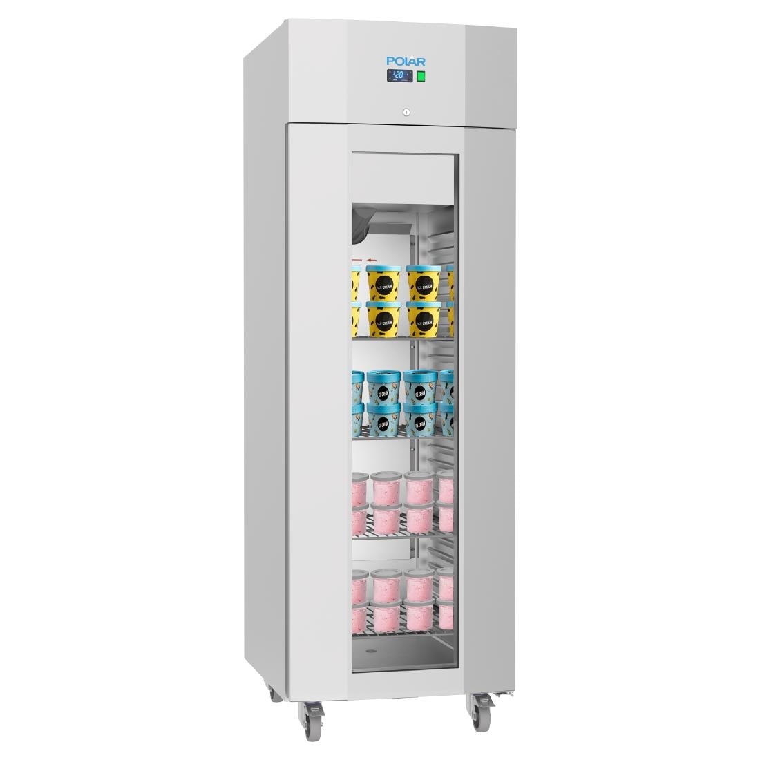 Polar U-Serie Energiezuinige Enkele Deur Staand Display Vriezer