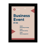 Europel Info Frame / Zelfklevende Set 2 Stuks A5 Zwart