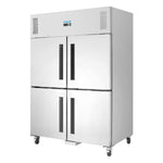 Polar G-serie Gastro 2-deurs koeling met gedeelde deuren 1200L