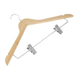 Bolero Houten Hanger Met Antislipclips (Pak Van 10)