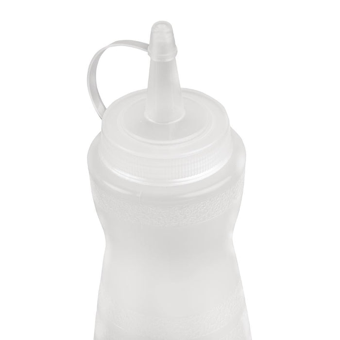 Vogue knijpfles met dop 34cl transparant