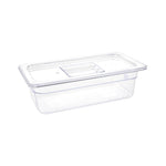 Vogue polycarbonaat 1/3 gastronorm container 100mm transparant