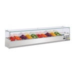 Polar G-serie opzetkoelvitrine 10x GN 1/4