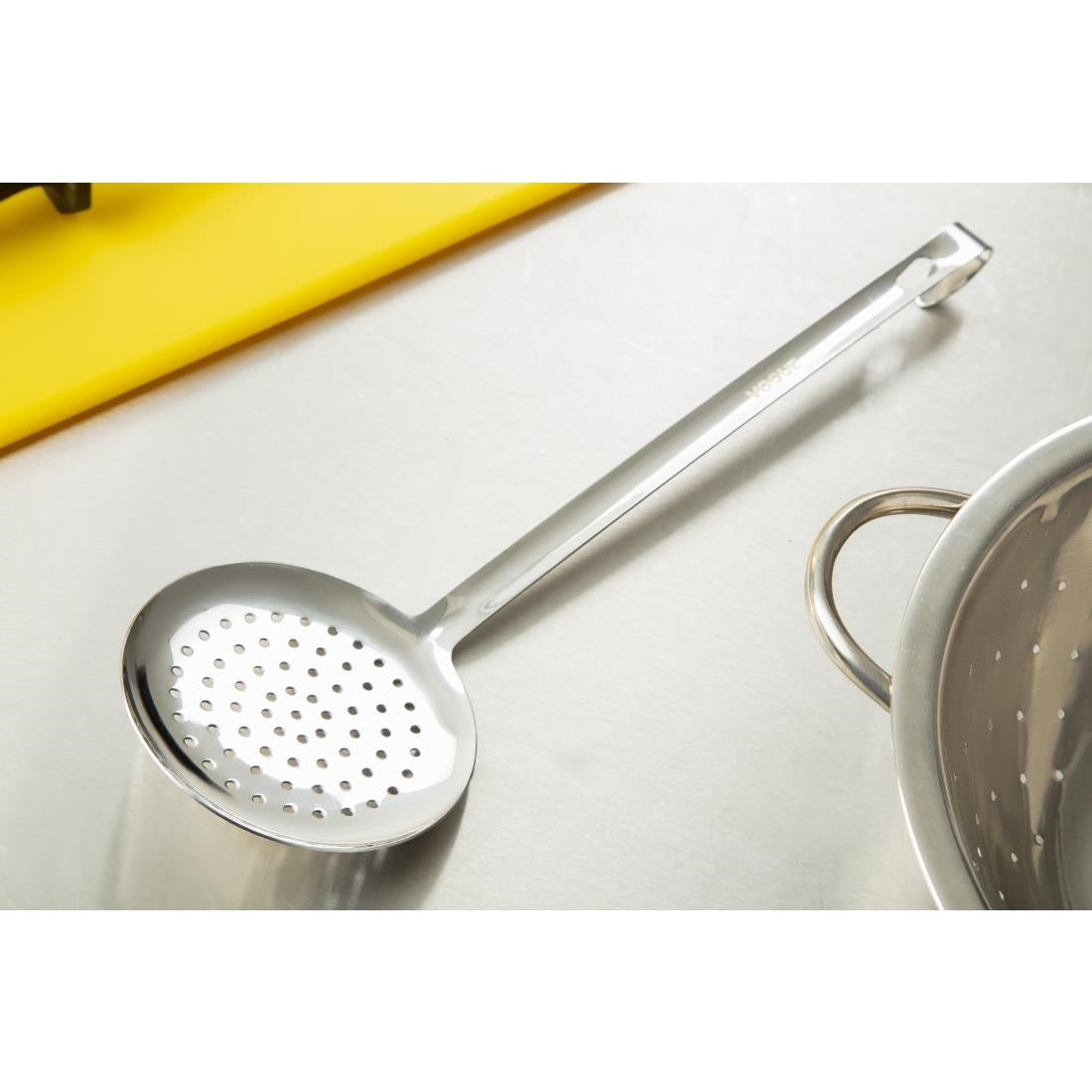 Vogue roestvrijstalen schuimspaan 4"