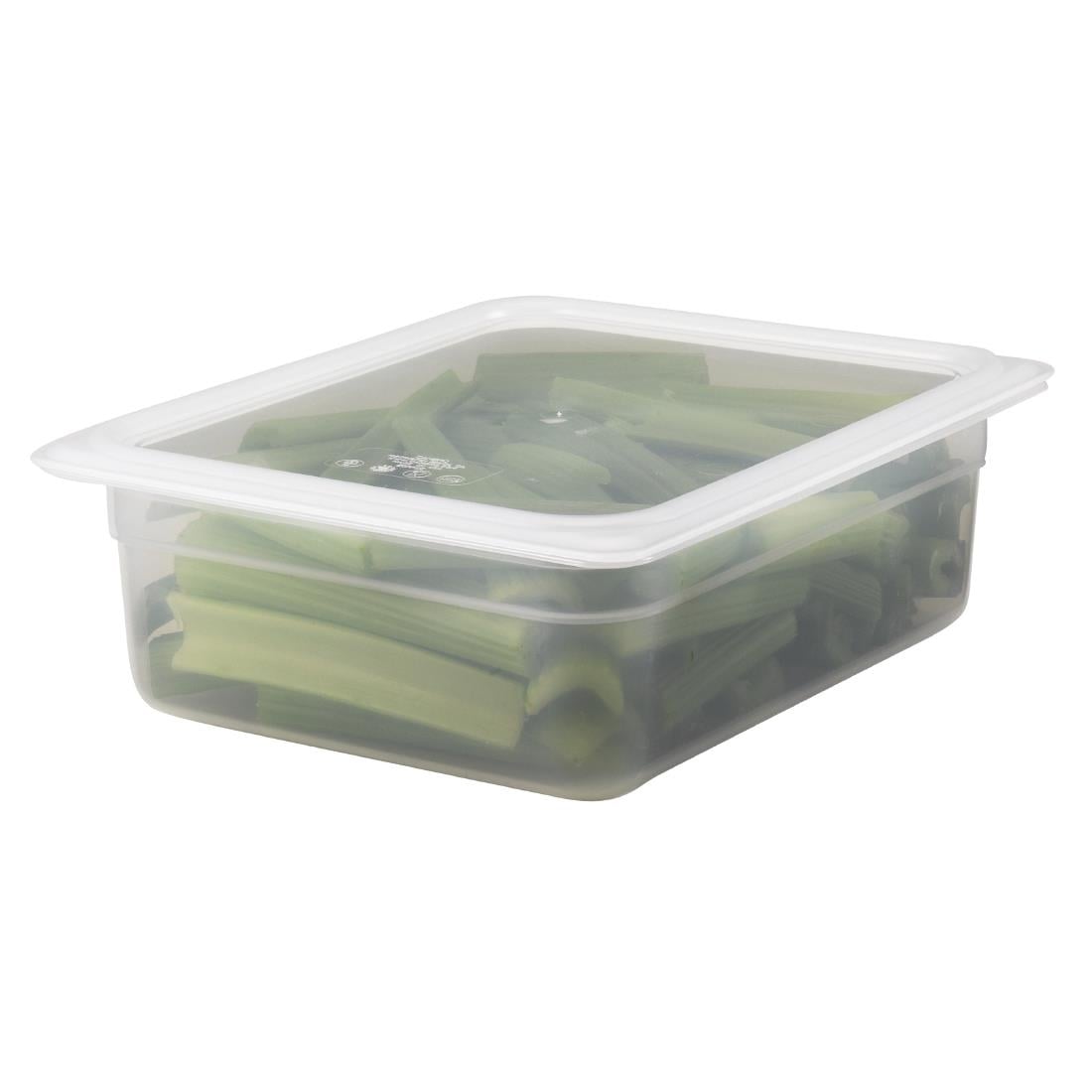 Cambro buigzaam polypropyleen deksel GN 1/2
