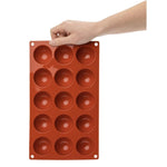 Pavoni Formaflex siliconen bakvorm 15 halve bollen