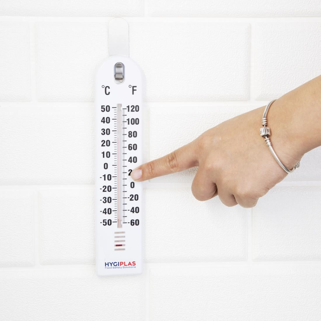 Hygiplas wandthermometer