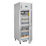 Polar g-serie staande koelkast met dubbele deuren 600ltr