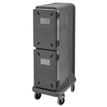 Cambro Ultra Pro Wagen Hoge Tweedeurs Wagen Voor Warme En Koude Gerechten, Antracietgrijs