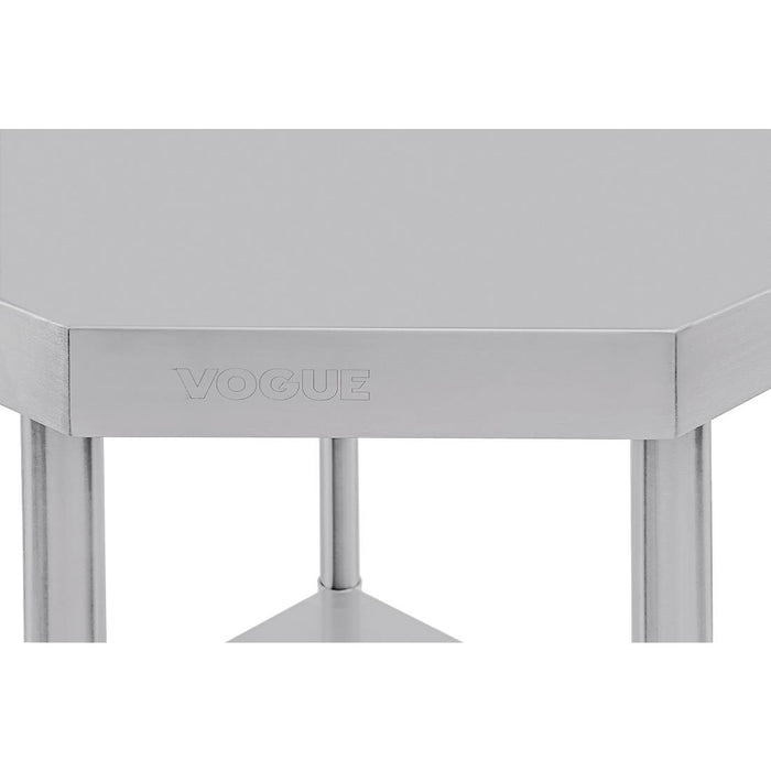 Vogue RVS werktafel hoekelement 60cm