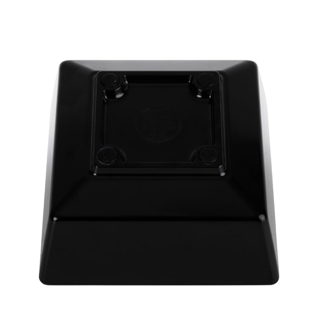 APS Float vierkante melamine kom zwart 19x19cm