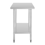 Nisbets Essentials RVS werktafel 800 x 600mm