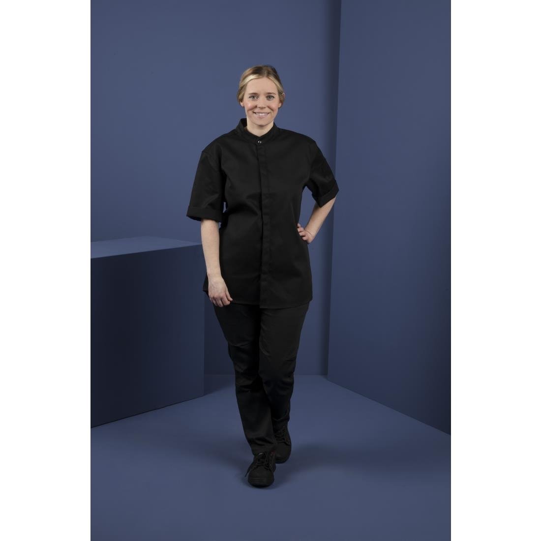 Koksbuis Zwart Bandkraag Unisex XL