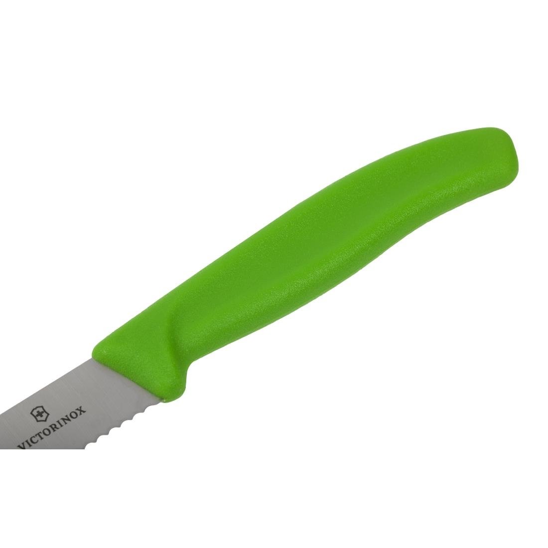 Victorinox gekarteld tomatenmes groen 11cm