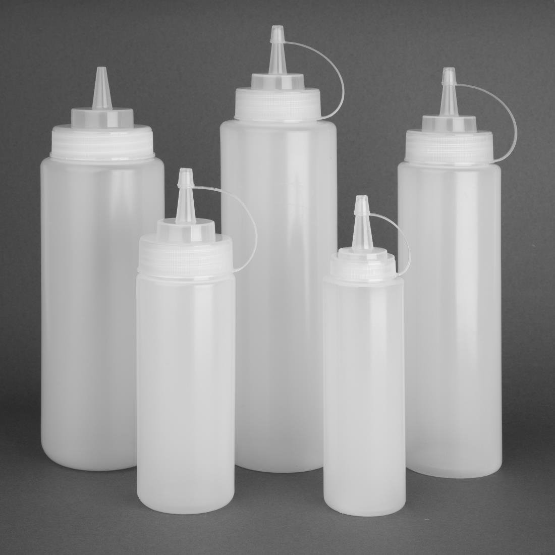 Vogue knijpfles/doseerfles transparant 340ml