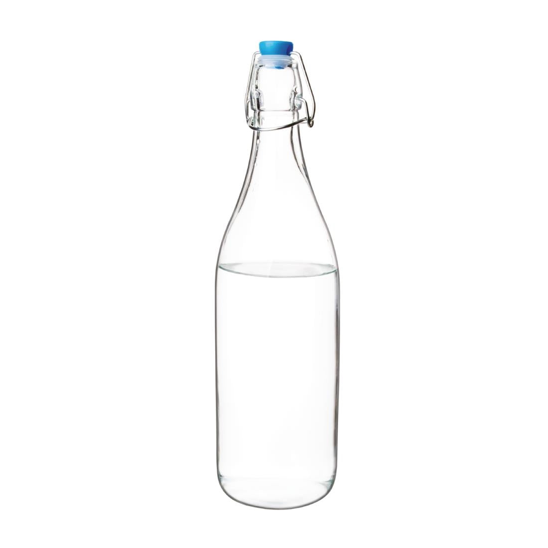 Olympia glazen waterflessen 1L (6 stuks)
