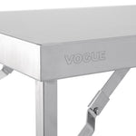 Vogue inklapbare RVS werktafel 180cm
