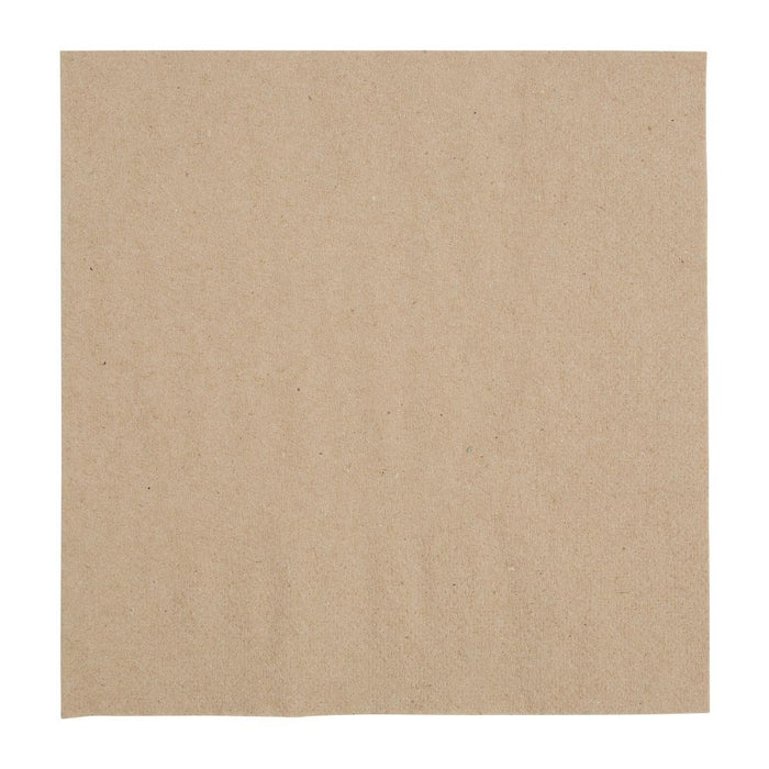 Fiesta Recyclable lunchservetten 1/4 vouw kraft 330mm (2000 stuks)