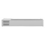 Polar G-serie opzetkoelvitrine met deksel 6x GN 1/4