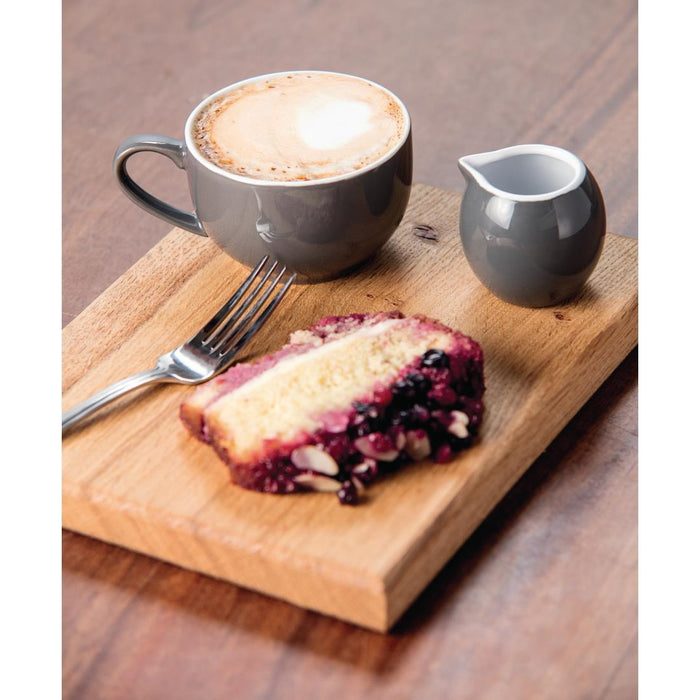 Olympia Café cappuccino koppen donkergrijs 340ml (12 stuks)