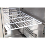 Polar U-Series Dubbele Deurs Werkbank koeling met Achterwand 282Ltr