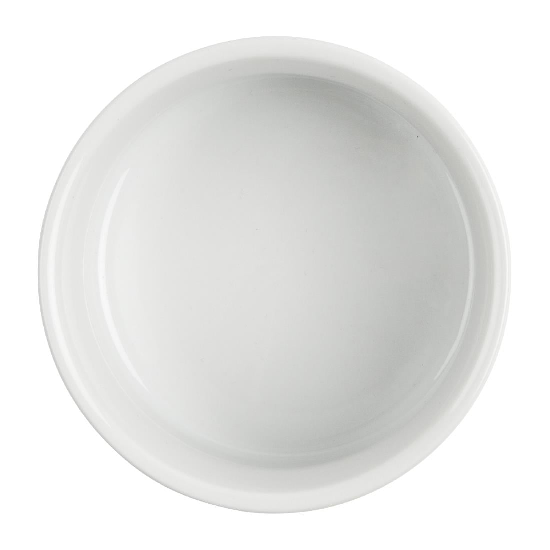 Olympia Whiteware eigentijdse ramekins 9cm (12 stuks)