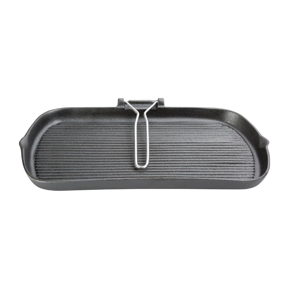Vogue gietijzeren grillpan 22cm