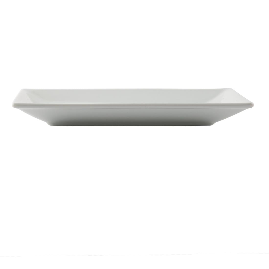 Olympia Whiteware rechthoekige serveerschalen 25x15cm (4 stuks)