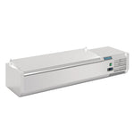 Polar g-serie aanrechtvoorbereidingskoelkast met deksel 5x 1/4gn