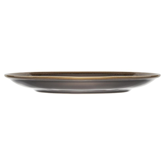 Olympia Kiln ronde coupeborden grijs 28cm (4 stuks)