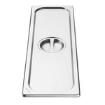 Vogue Roestvrijstalen Gastronorm 2/4 Deksel