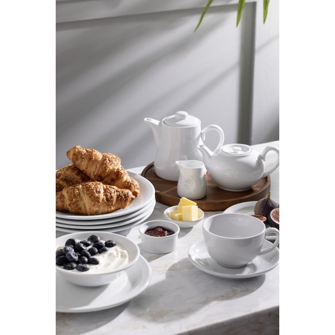 Olympia Whiteware theepotten 42,6cl (4 stuks)