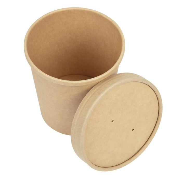 Colpac magnetronbestendige kraft soepkommen recyclebaar 450ml (500 stuks)