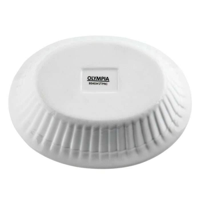 Olympia Whiteware ovale pasteivorm 17cm (6 stuks)
