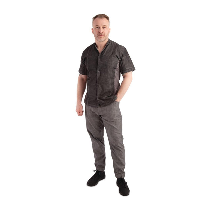 Chef Works Urban Jogger 257 koksbroek zwart-wit fijn gestreept M