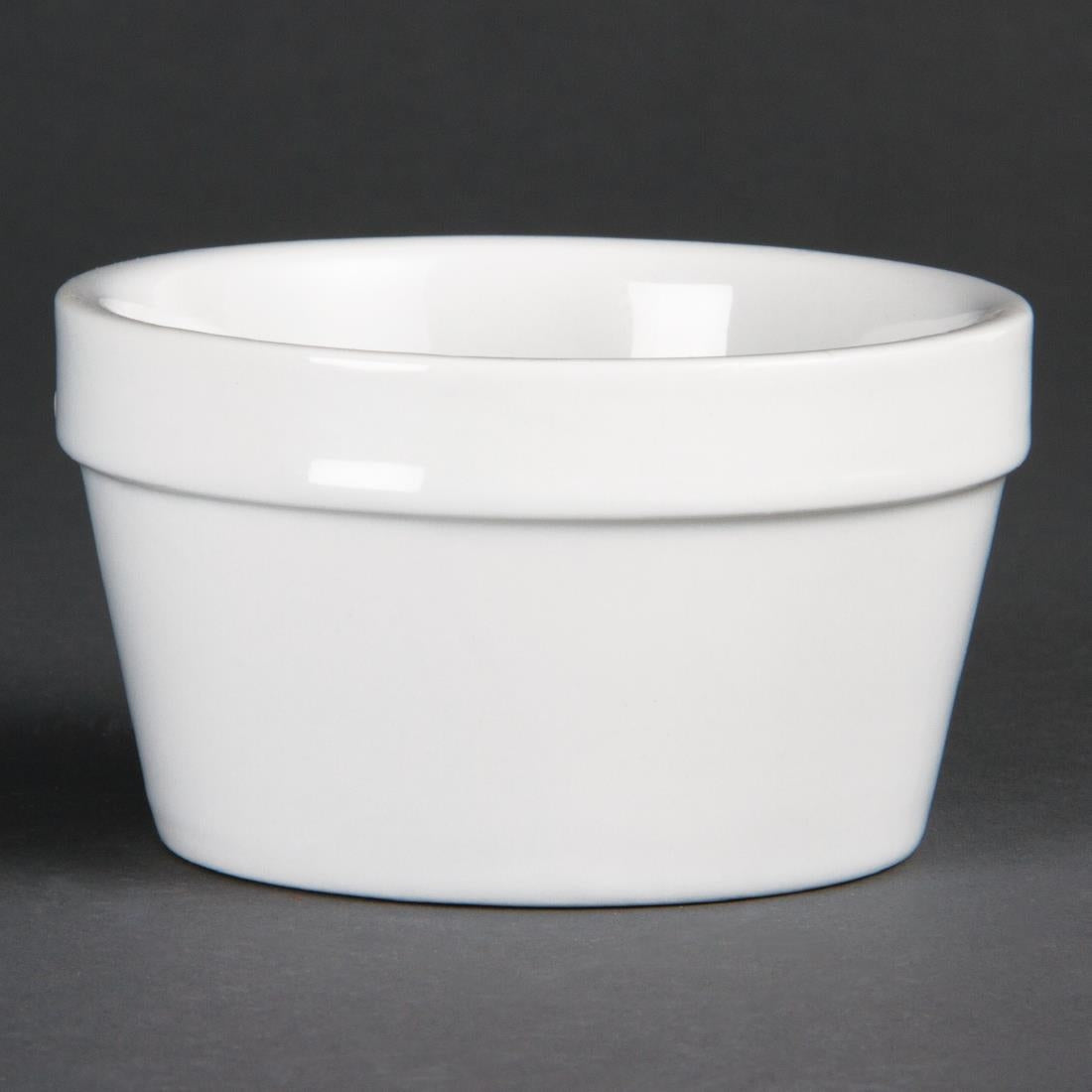 Olympia stapelbare ramekin wit 95mm (6 stuks)