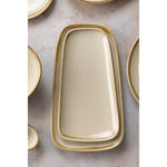 Olympia Kiln grote schalen zandsteen 33,5cm (4 stuks)