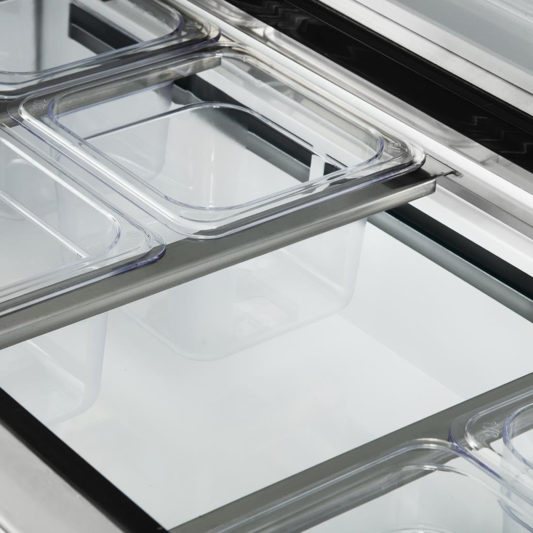 Polar U-serie 2-deurs gekoelde saladette 527L