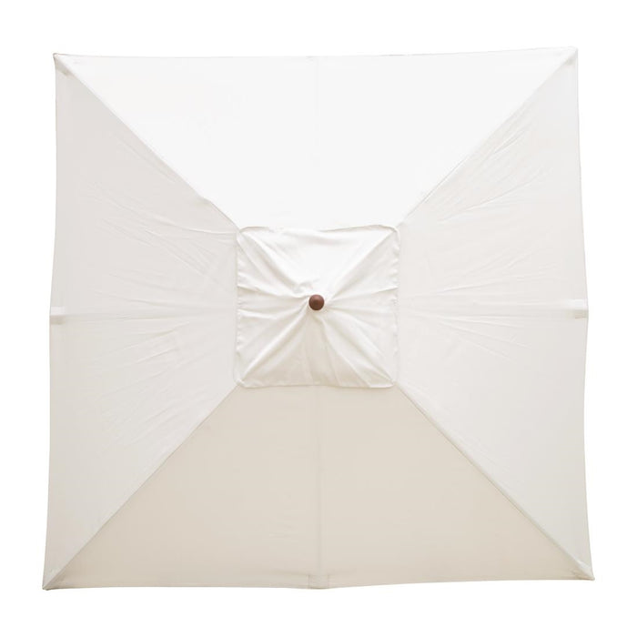 Bolero vierkante parasol crèmekleur 2,5m