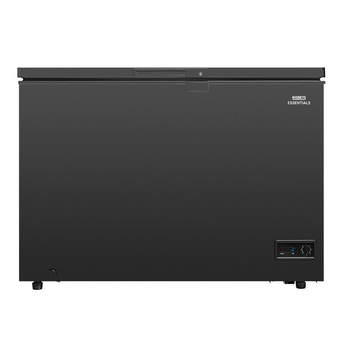 Nisbets Essentials vrieskist zwart 282L