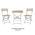 Bolero Perth Pavement Style Klapstoelen Met Houteffect (Pak Van 2)