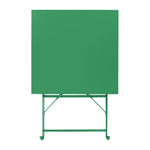 Bolero Perth bosgroene trottoirstijl vierkante tafel 600 mm