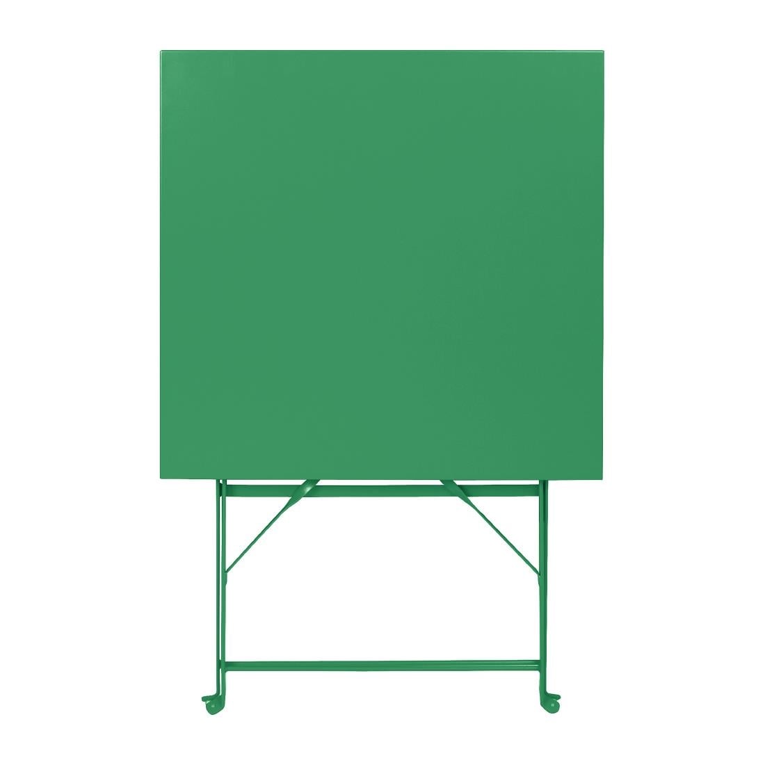 Bolero Perth bosgroene trottoirstijl vierkante tafel 600 mm