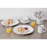 Olympia Athena borden met brede rand 28cm wit (6 stuks)
