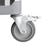 Nisbets essentials polypropyleen compacte mobiele trolley