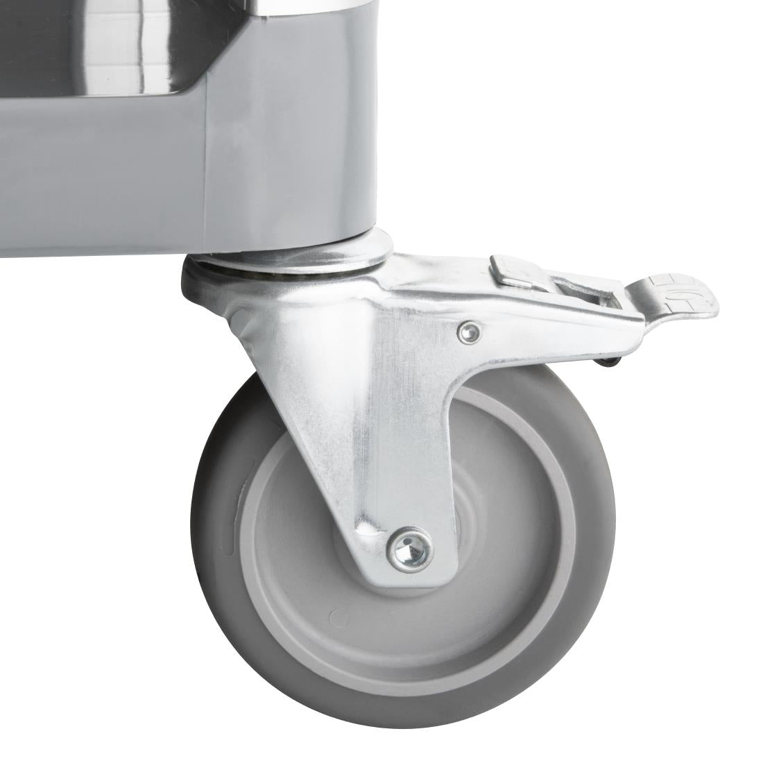 Nisbets essentials polypropyleen compacte mobiele trolley