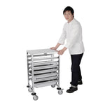 Vogue GN gastronorm regaalwagen 7 etages